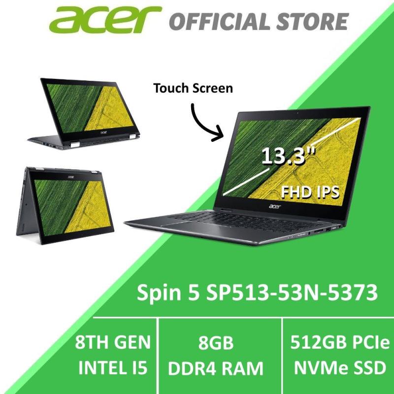 Acer Spin 5 SP513-53N-5373 13.3-Inch Intel i5 Processor Convertible Laptop (Grey)