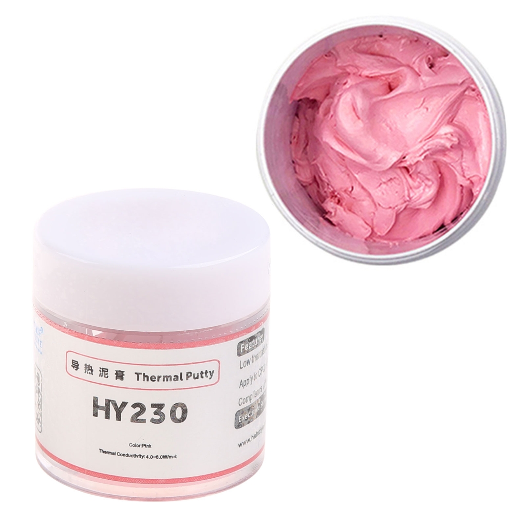 Hy234 Hồng Keo Tản Nhiệt CPU làm mát Bộ vi xử lý hợp chất keo silicon thạch cao tản nhiệt hợp chất 4.0 wát/mét