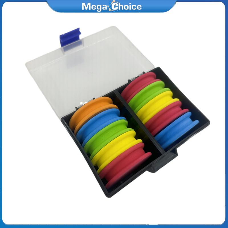 MegaChoice【Fast Delivery】10PCS Round Fishing Line Foam Spools, Fishing Line Fishing Rigs & Hooks Foam Boards, Fishing Line Storage Holder, Fishing Winding Boards With Box Package ราคา 147 บาท*ส่งฟรี