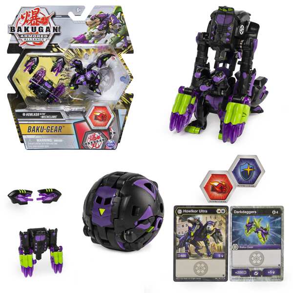 ♂New Genuine Bakugan Starcraft Armored Alliance BBP Deformable Toy Weapon Fit Three-headed Dog Howlkor✯