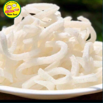 1Kg mứt dừa non sợi đũa màu trắng mềm ngon chuẩn Bến Tre- mứt gừng- mứt hạt sen