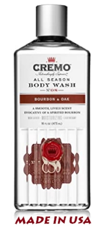 Buy Cremo All Season Body Wash, Bourbon & Oak, 16 Fl. Oz, Masculine Scent With A Tantalizing Essence Of Lively Distillers Spices, Smoked Bourbon & Oak Singapore