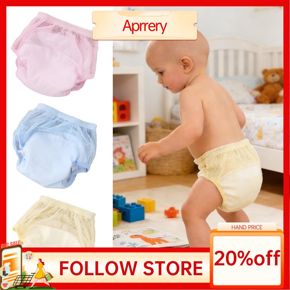 APRRERY Bông Quần tập cho bé Chống thấm nước Thoáng khí Quần tã Thoải mái Chống rò rỉ Tã em bé có thể giặt Trẻ sơ sinh
