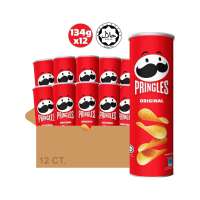 Pringles Potato Chips - Original 134G (Carton Of 12)