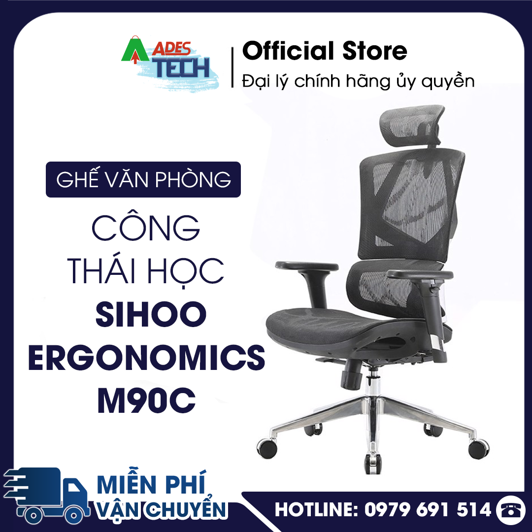 HÀNG CHÍNH HÃNG Ghế Văn Phòng Công Thái Học Sihoo Ergonomics M90C