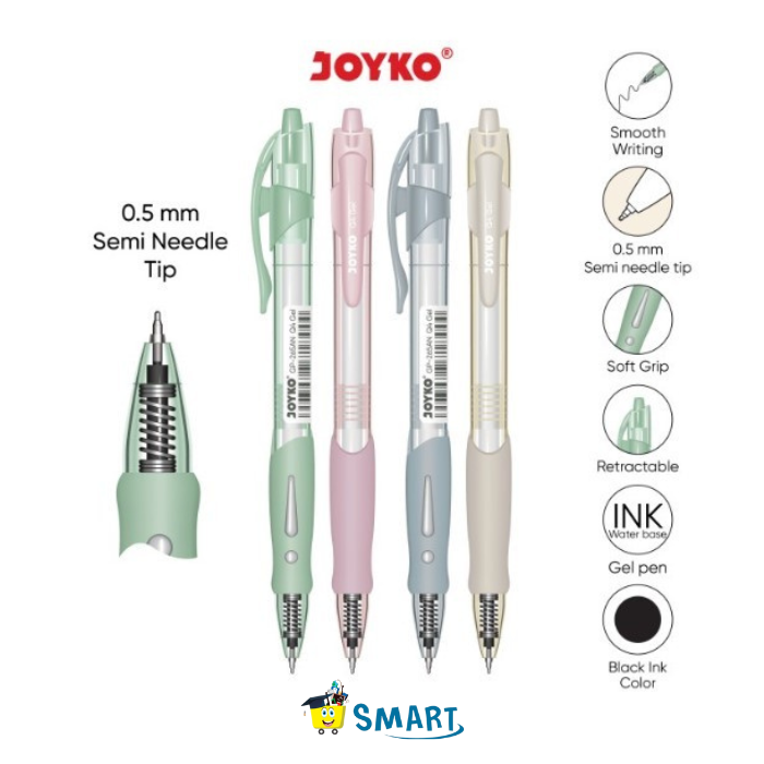 (1PAK ISI 12PCS)JOYKO BALLPOINT GEL GP 265 AN