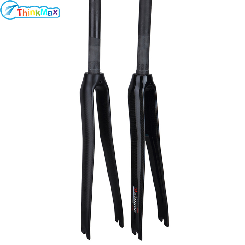 อุปกรณ์จักรยาน หมวกกันน็อค ไฟท้ายจักรยาน Thinkmax Bicycle Front Fork Lightweight Quick Release Carbon Fiber MTB Suspension Fork Bicycle Accessories