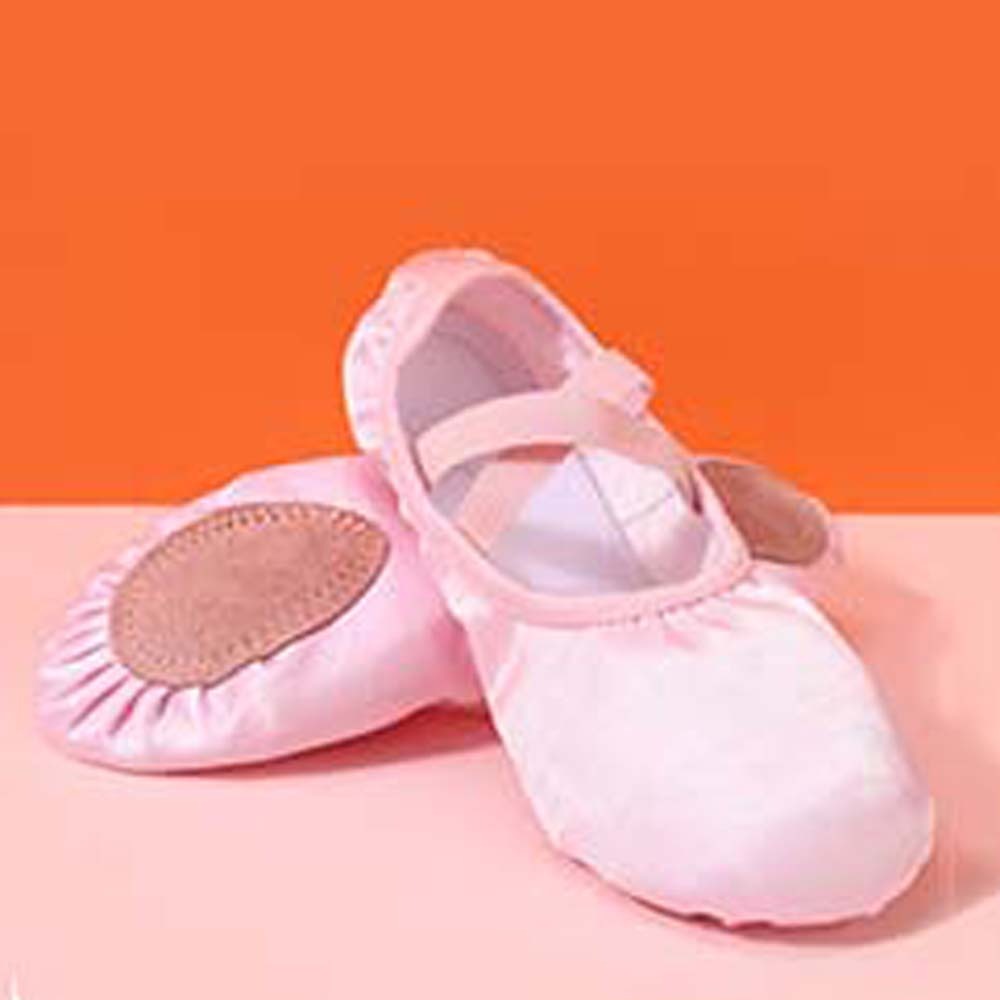 SWRFH Da PU Giày Ba lê cho bé gái Đế bằng Dây thun Dép khiêu vũ vết bẩn Zapatos de punta de Ballet 32-38 Giày mũi nhọn mềm Trẻ em - 2