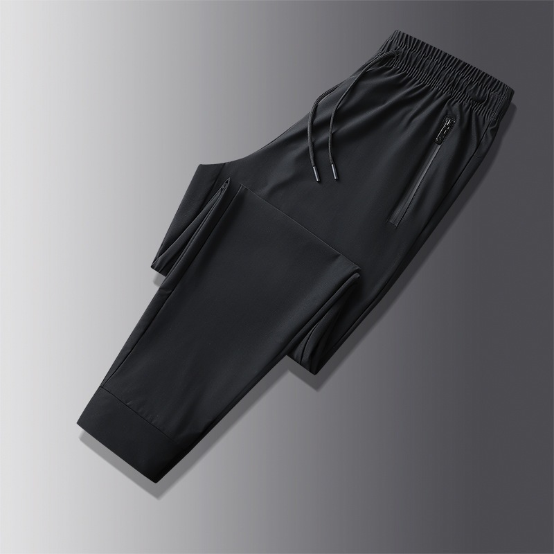 Sports Trousers for Men and Women Ice Silk Fabric Elastic Thin Cool Summer Breathable Quick Dry Anh Duy Shop Jg108 - 2