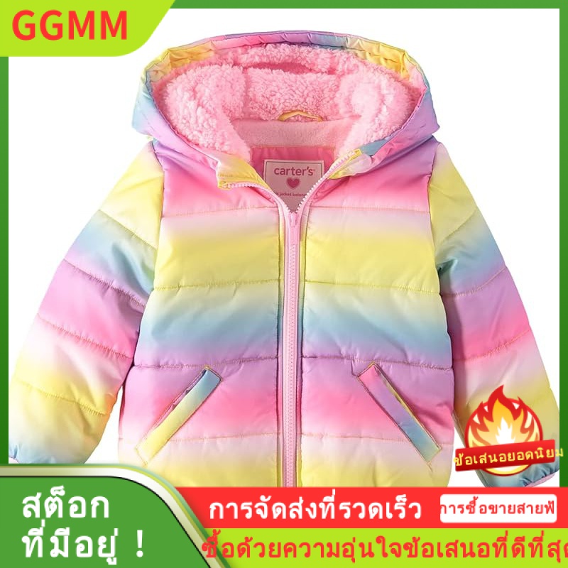 LZD Carter 'S Baby Girls 'Fleece Lined Puffer Jacket Coat ราคา  1,030 บาท*ส่งฟรี