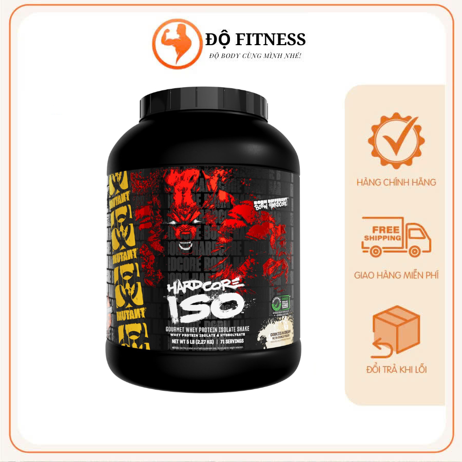 Bột Mutant Hardcore Iso (Iso Surge) 5lbs - thực phẩm bổ sung thể hình