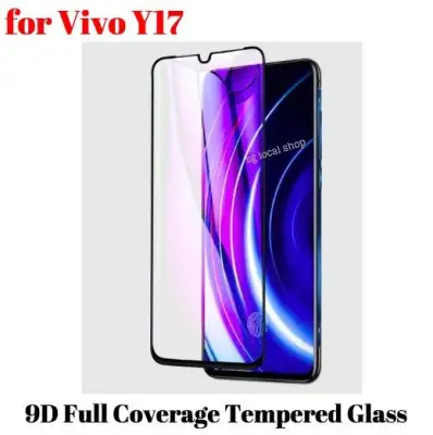 [SG] Vivo Y17 - 9D Full Coverage 9H Tempered Glass Phone Screen Protector (Black Border)