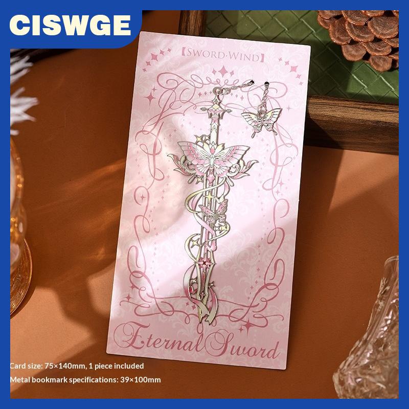 CISWGE Men hoàn thành phim hoạt hình kim loại Bookmark màu sắc rực rỡ cho Fantasy đọc
