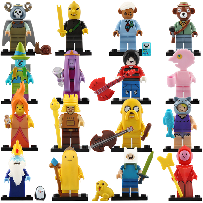 Ice King Finn Banana Guard Jack Lego Moc Minifigure Gift Toys Adventure Time
