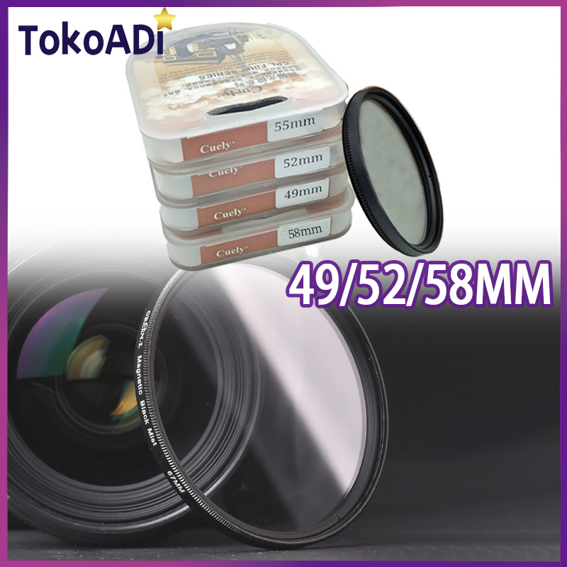 UV Filter Cuely Kamera DSLR Mirrorless / Filter Untuk UV Canon Nikon Sony  Fujifilm 58MM 52MM 49MM 55MM Supplier Warranty 3 Bulan Pilihan Pengiriman  Ekonomis - Lazada | Lazada Indonesia UV 透過光径 49mm 52mm 55mm 58mm 62mm 67mm 72mm 77mm 単反相機用 (Size : 55mm