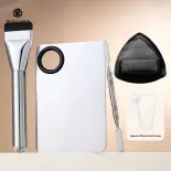 Bộ bảng màu trang điểm chuyên nghiệp kèm cọ đánh phấn nền, bảng pha màu và bông mút để phối trộn hoàn hảo