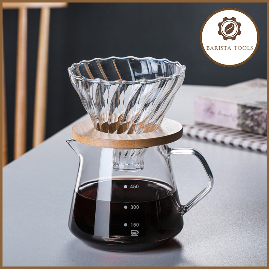 Bộ pha cafe bằng giấy lọc 600ml