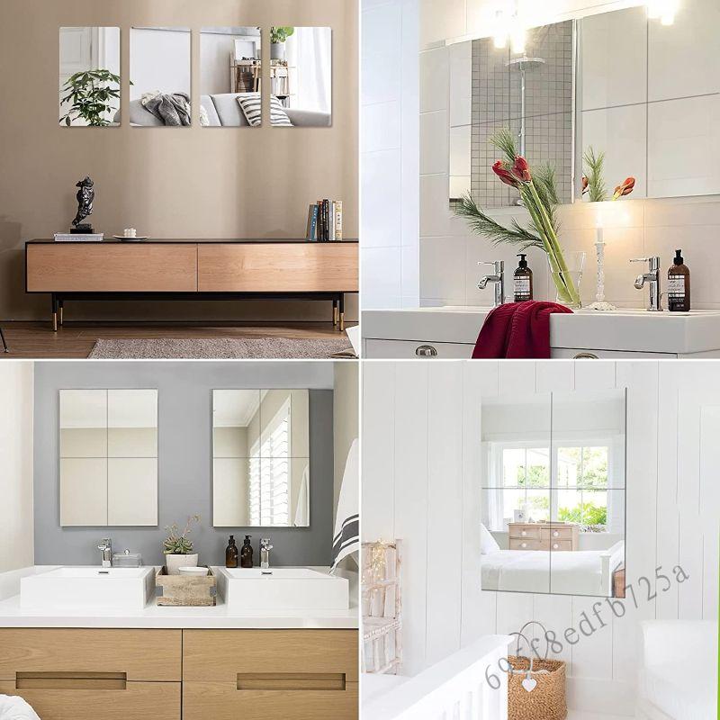 แผ่นกระจกอะคริลิค 4 ชิ้น - กระจกยืดหยุ่นพร้อมสติ๊กเกอร์ติดด้วยตนเอง 16 ชิ้น ราคา 144,145 บาท*ส่งฟรี