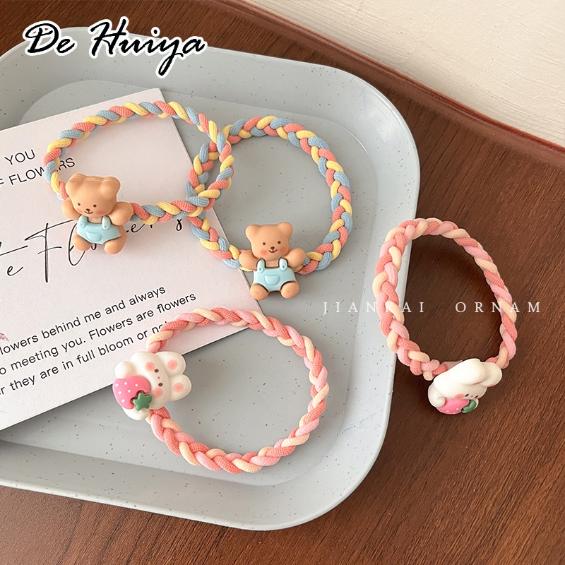 DEHUIYA เสาไฟฟ้ายางหยิกยางการ์ตูนออกแบบสาวน่ารัก ราคา 9 บาท*ส่งฟรี