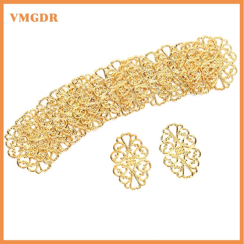 HOT 20pcs Filigree Flower wraps เชื่อมต่องานฝีมือตกแต่ง DIY เครื่องประดับค้นพบ ราคา 20 บาท*ส่งฟรี