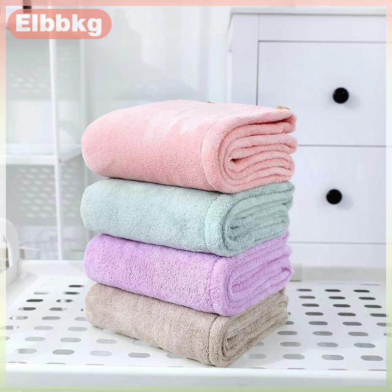 Elbbkg Tóc khô hat dài tóc nhanh chóng-khô khăn phụ nữ tắm hat rắn khăn cap phòng tắm siêu hấp thụ Turban tóc khô cap
