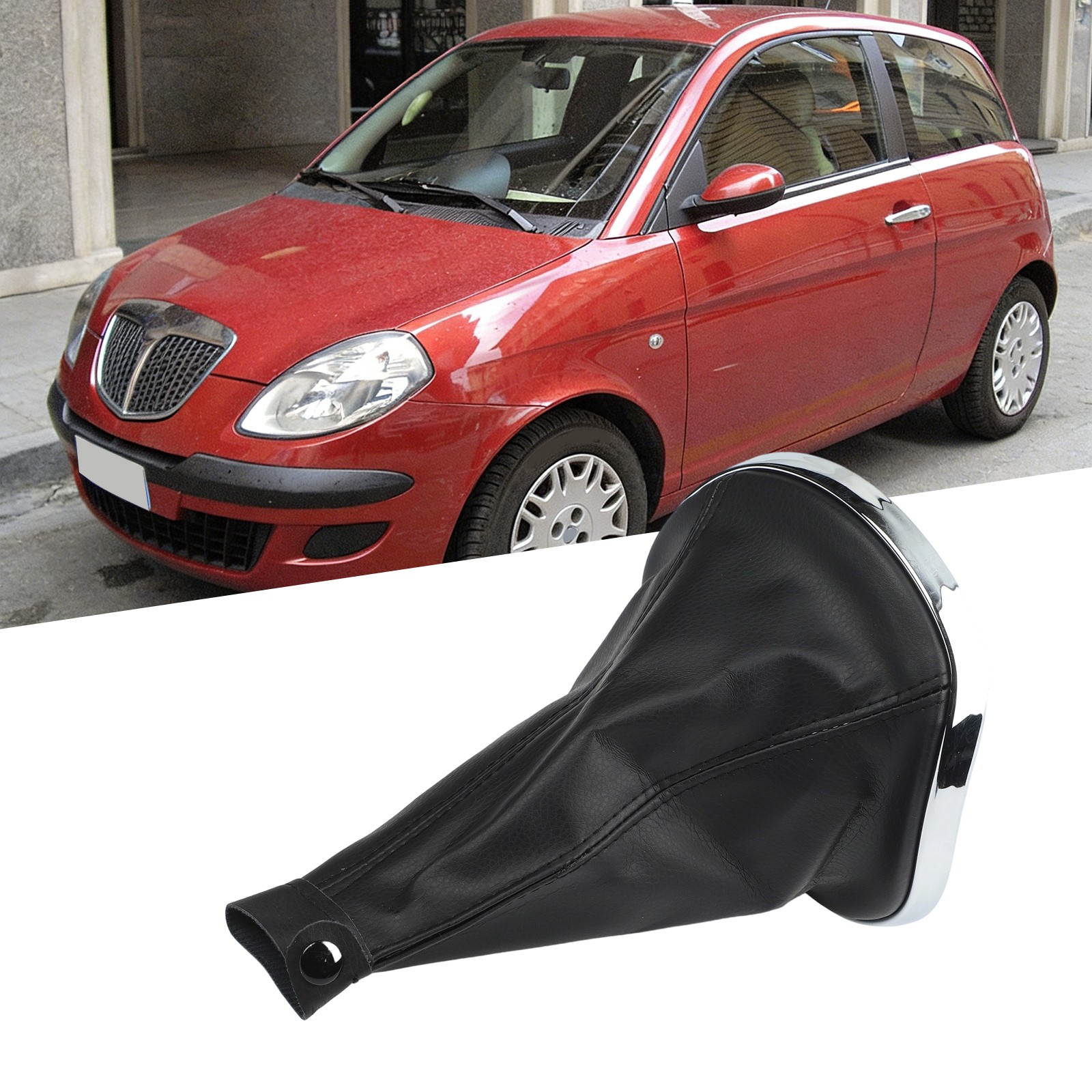 MileAuto For Lancia For Ypsilon 843 Gear Shift Knob Black Leather 735442310 Direct Fit Fast Delivery Giá 593,000 Đồng*Miễn phí vận chuyển