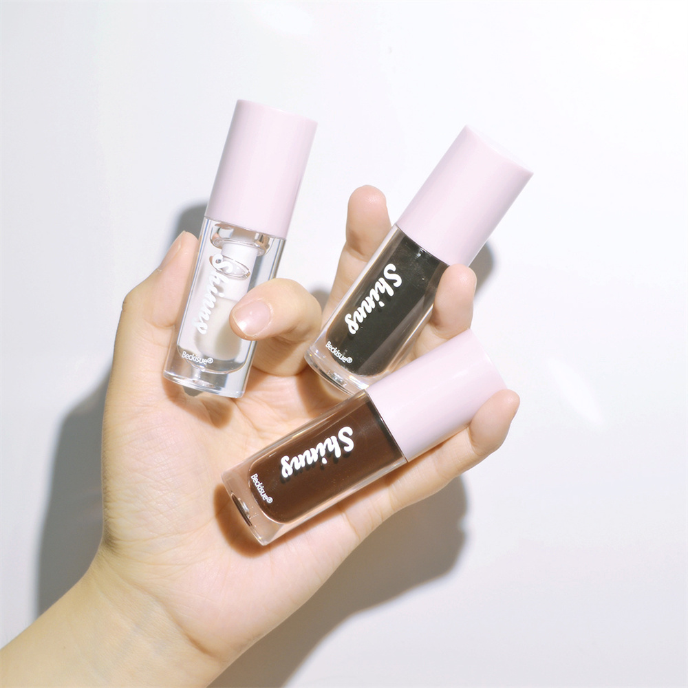 1PC dưỡng ẩm cho môi bóng mím môi làm nổi bật mộ trang điểm môi mịn màng dưỡng ẩm cho môi chăm sóc môi môi màu đen dầu dưỡng ẩm trong suốt son bóng
