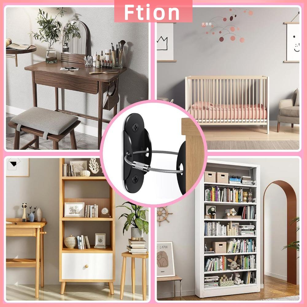 FTION  loại Dụng cụ cố định chống rơi nội thất Neo nội thất Kệ tủ quần áo Thiết bị chống rơi nội thất  Khóa chống rơi Bảo vệ cố định tủ Trẻ em