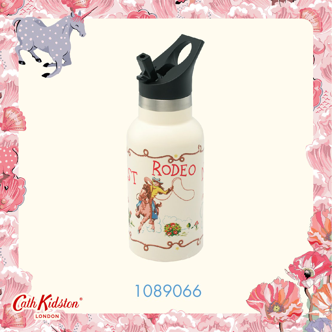 Bình nước cho bé/Kids Stainless Steel Drinking Bottle - Cowgirl