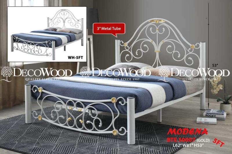 QUEEN SIZE THICK BASE BEDFRAME / QUEEN SIZE METAL BED / QUEEN BED / COUPLE BED / LARGE BED / KATIL BESI KUAT L62CM X W81CM X H53CM