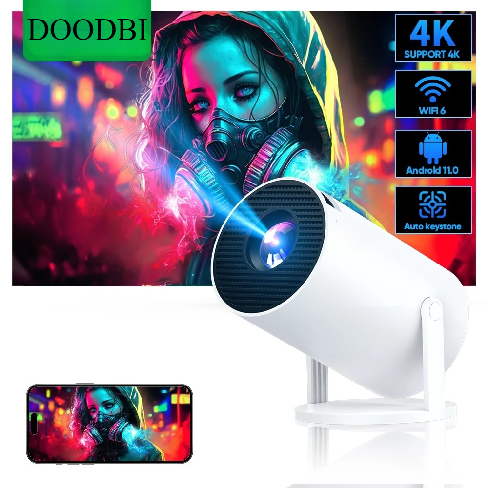 DOODBI HY300 Pro แบบพกพา โปรเจคเตอร 270° องศาจอแสดงผลหน ้ าจอขนาดใหญ จอพกพา mini projector ราคา 1,069 บาท*ส่งฟรี