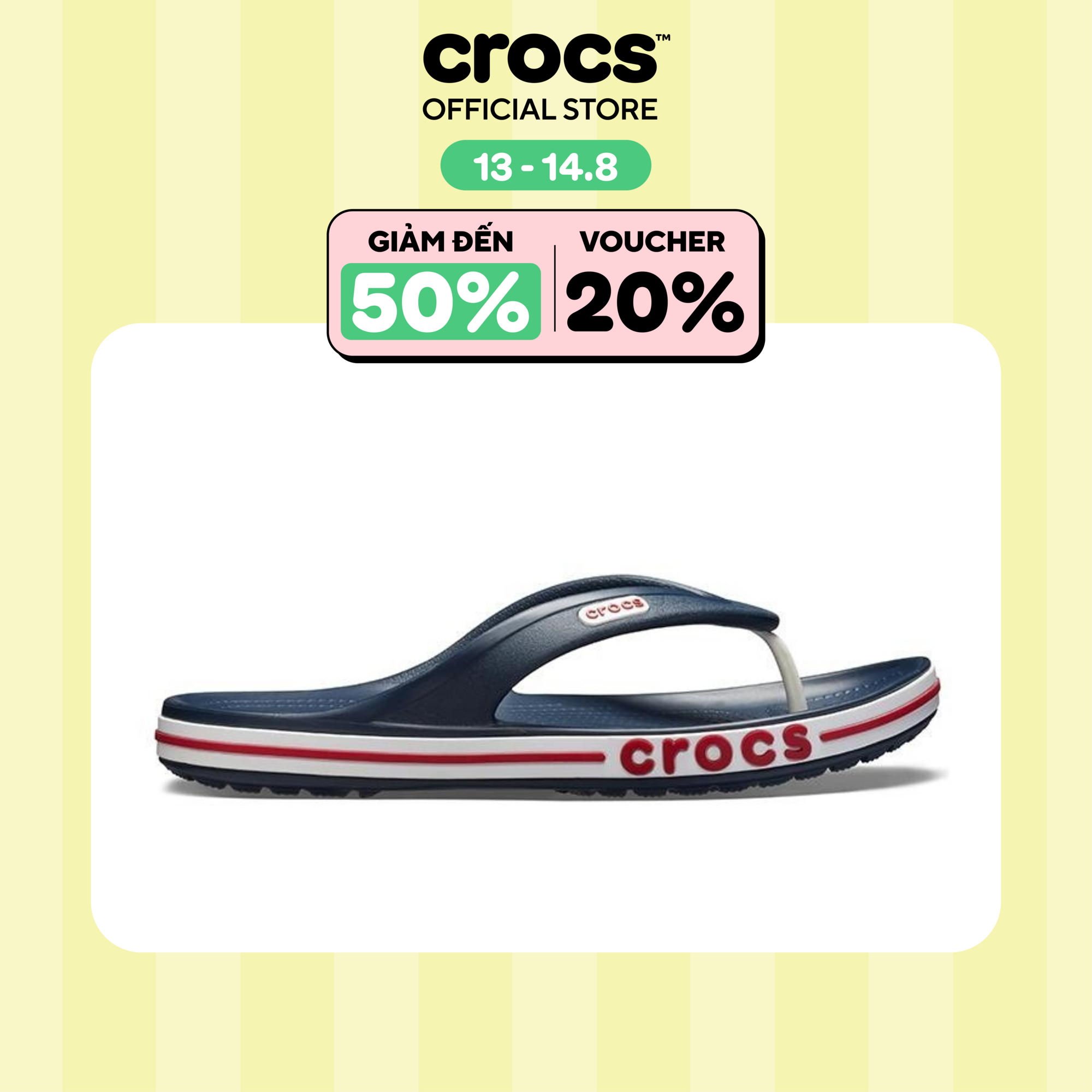 Dép xỏ ngón Unisex Crocs Bayaband - 205393-4CC