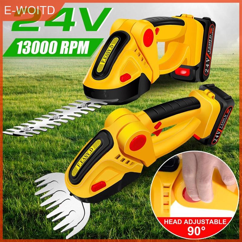 YINGRAN3 เครื่องตัดแต่งพุ่มไม้ไฟฟ้าไร้สาย24V เครื่องเล็มกิ่งไม้ตัดแต่งกิ่งไม้ในบ้านแบบชาร์จไฟได้ ราคา 1,397 บาท*ส่งฟรี