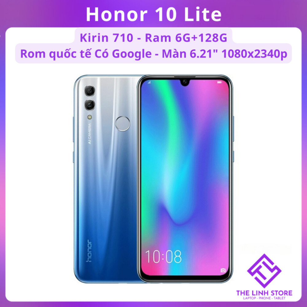 Điện thoại Honor 10 Lite ram 6G 128G - Kirin 710 Rom quốc tế có Google