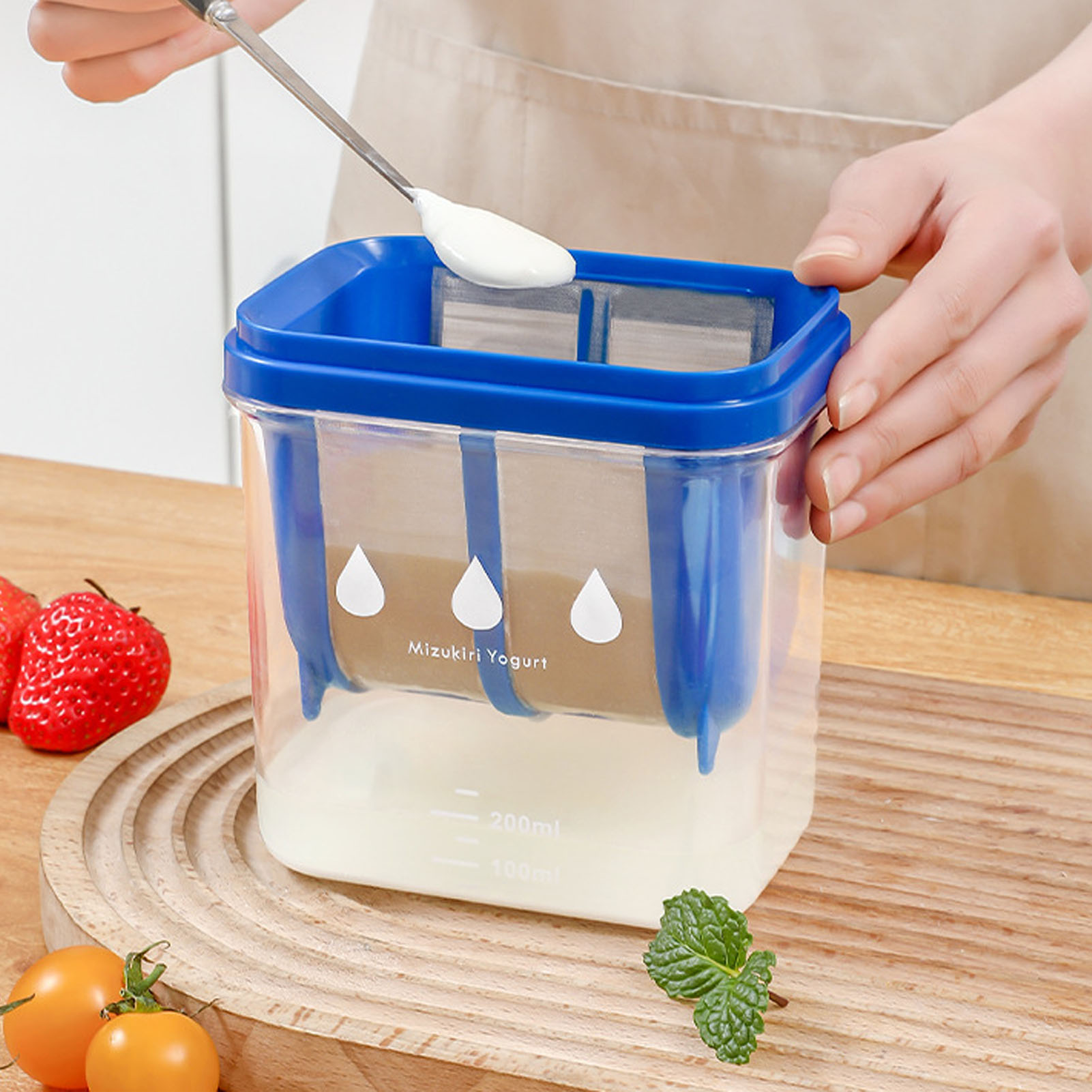 Eryue sữa chua Lọc Linh Hoạt Như dung tích lớn Whey separator cho và smoothies thép không gỉ sữa chua lọc cho sữa
