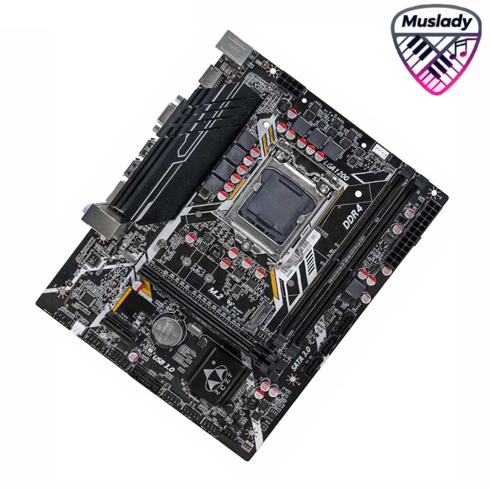 MUSLADY Fangzi H410 GAMING Motoard ความถี่ 2666MHz A1200(Intel 10th Gen) ใช้งานร่วมกับCore i3/i5/i7/i9 & Celeron/Pentium Black ราคา 7,102 บาท*ส่งฟรี