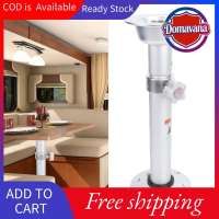 Domavana Sorandy RV Boat Table Bệ RV Chân bàn có thể điều chỉnh độ cao 490mm đến 705mm Có thể tháo rời Xoay 360 độ bằng hợp kim nhôm Chân đế có núm căng cho xe kéo du thuyền