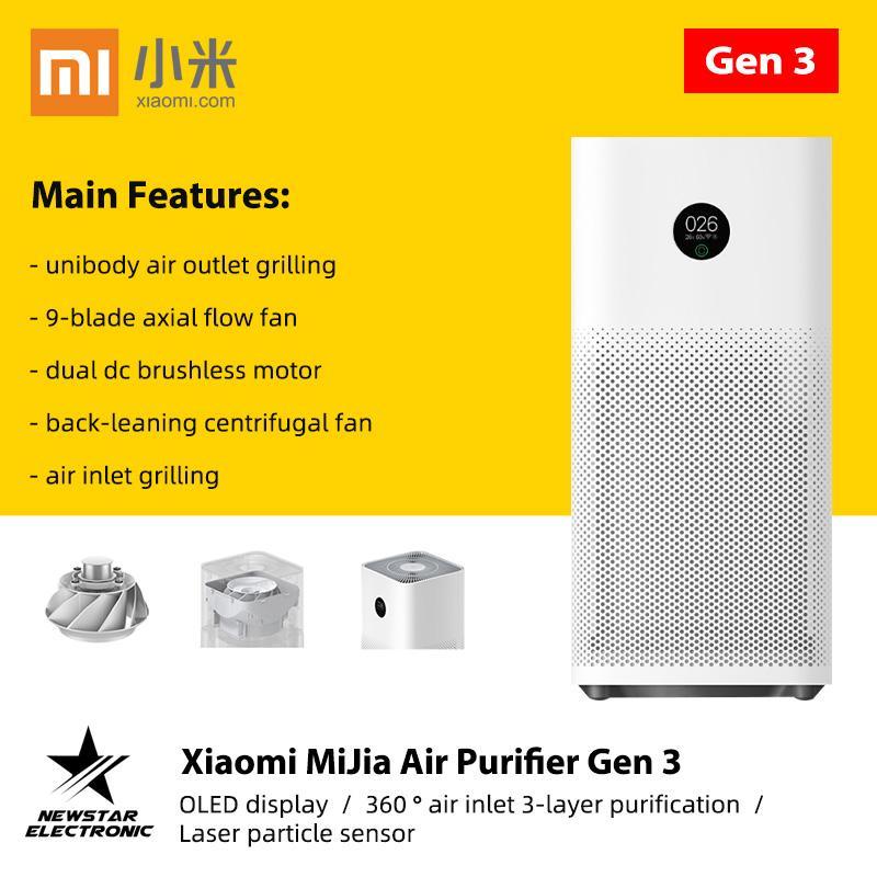 Xiaomi MiJia Air Purifier Gen 2S/ Gen 3  (EXPORT) Singapore