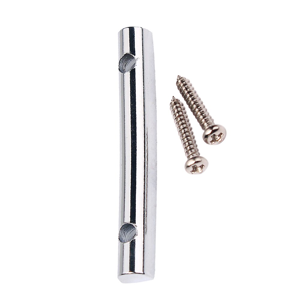 42mm String Retainer Bars Tension Bars  With Mounting screws For Electric Guitar Silver