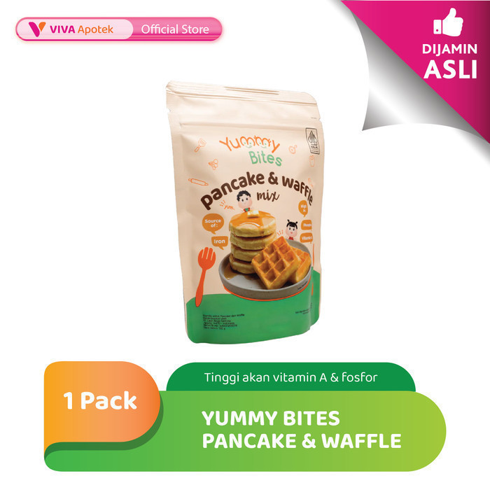 Yummy Bites Pancake & Waffle Tepung Pancake MPASI (1 Pack)