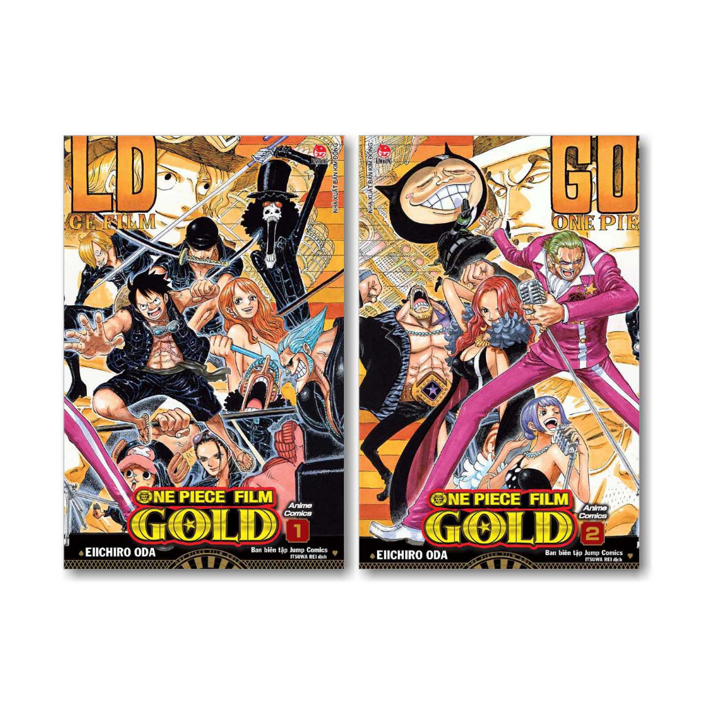 Truyện tranh One Piece Film Gold - Trọn bộ 2 tập - Anime Comics - NXB Kim Đồng