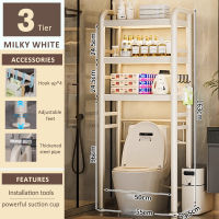 SJorage Toilet Shelf Rack 3 Tier Bathroom Storage Organizer Over Toilet Space Saving Rack Bathroom Shelf Toilet Storage Stand