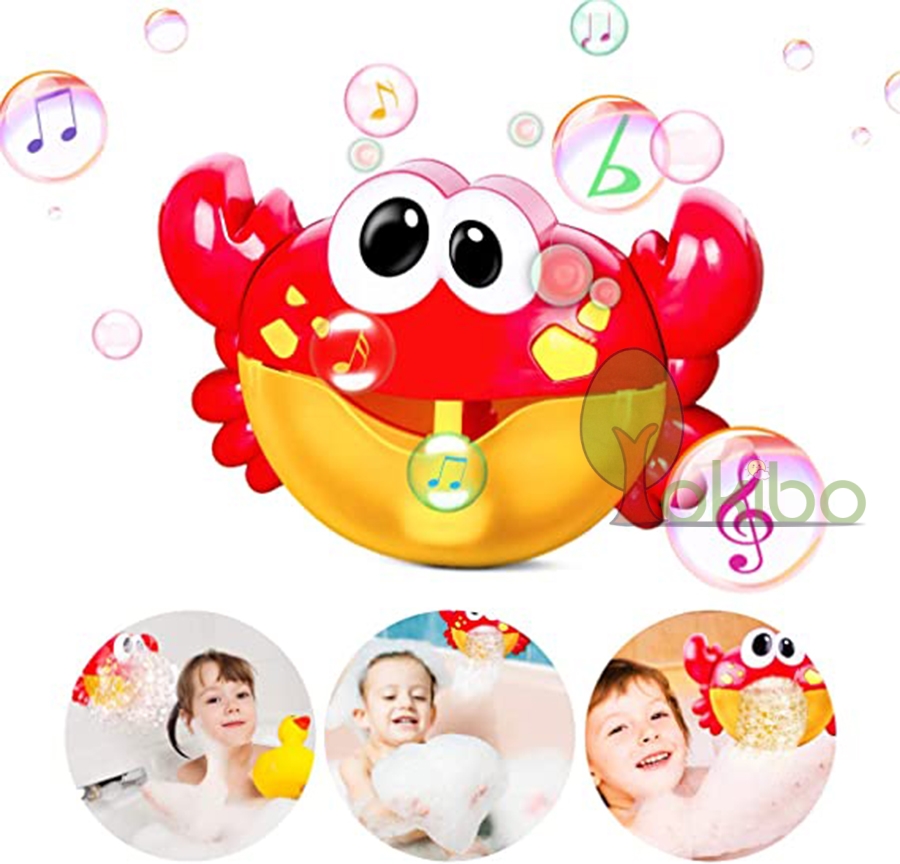 Jij Ngoài Trời máy thổi bong bóng xà phòng Cua Ếch Âm Nhạc đồ chơi trong phòng tắm cho trẻ em Bồn Tắm Xà Phòng Tự Động đồ tạo bong bóng Bé đồ chơi nhà tắm Cho Trẻ Em Trẻ Em S20