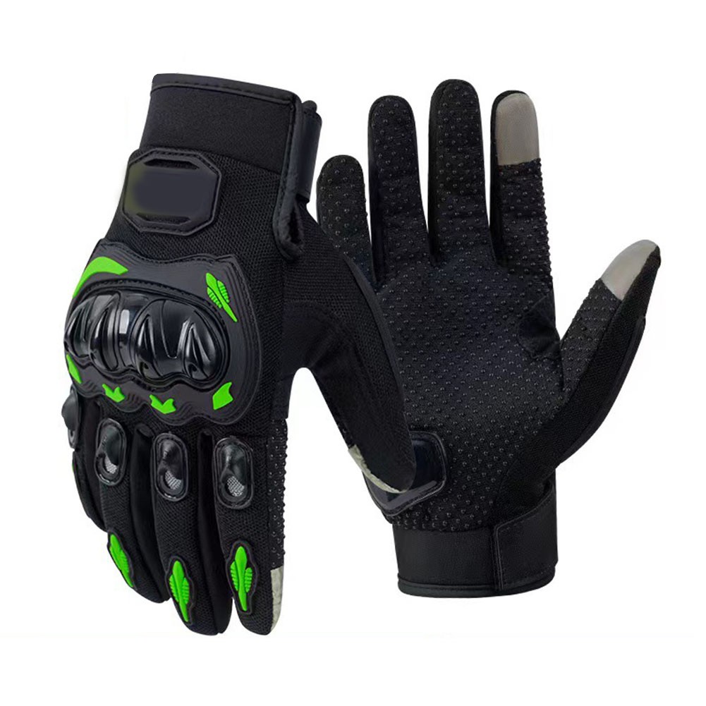 automalls Motorcycle Gloves Carbon Fiber Touch Screen Motorbike Cycling Full Finger Gloves Non-slip 【NEW】 ราคา 181 บาท*ส่งฟรี