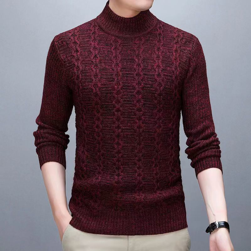 Mens high hot sale neck pullover