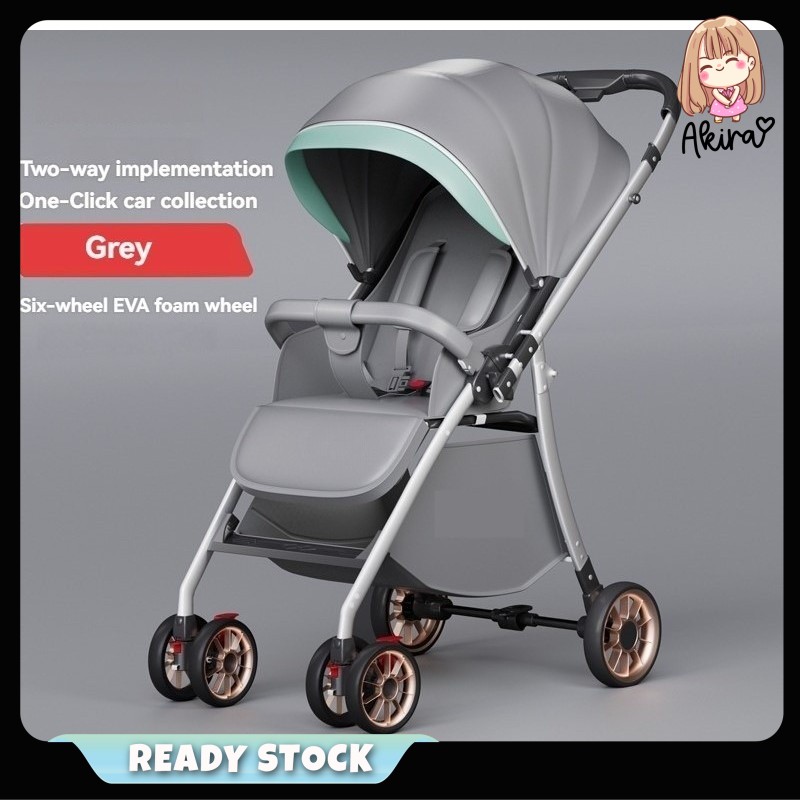 HIGH LANDSCAPE BABY STROLLER TWO WAY STROLLER FOR SITTING DAN LYING DOWN