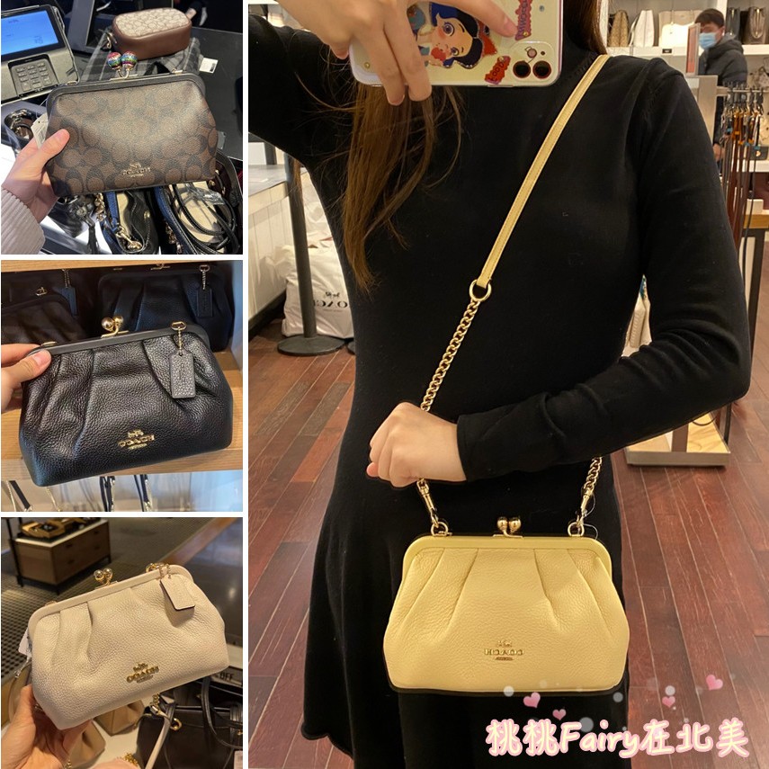 Coach Kisslock Crossbody Bag - Official Authentic Women'S Shoulder
