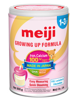 Sữa bột Meiji 1-3 tuổi Growing up Formula 800g (nhập khẩu chính hãng) thumbnail