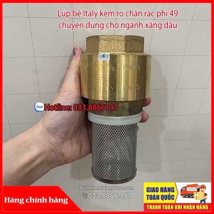 Lúp bê Italy 1 chiều phi 49 dùng cho trụ xăng dầu