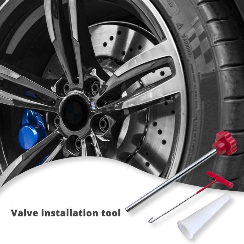 Sửa chữa lốp van Bộ dụng cụ Công cụ Sửa chữa lốp xe Bộ dụng cụ van lốp dụng cụ lắp đặt cho nhà để xe & hội thảo chuyên nghiệp